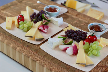 Creating individual cheese plates